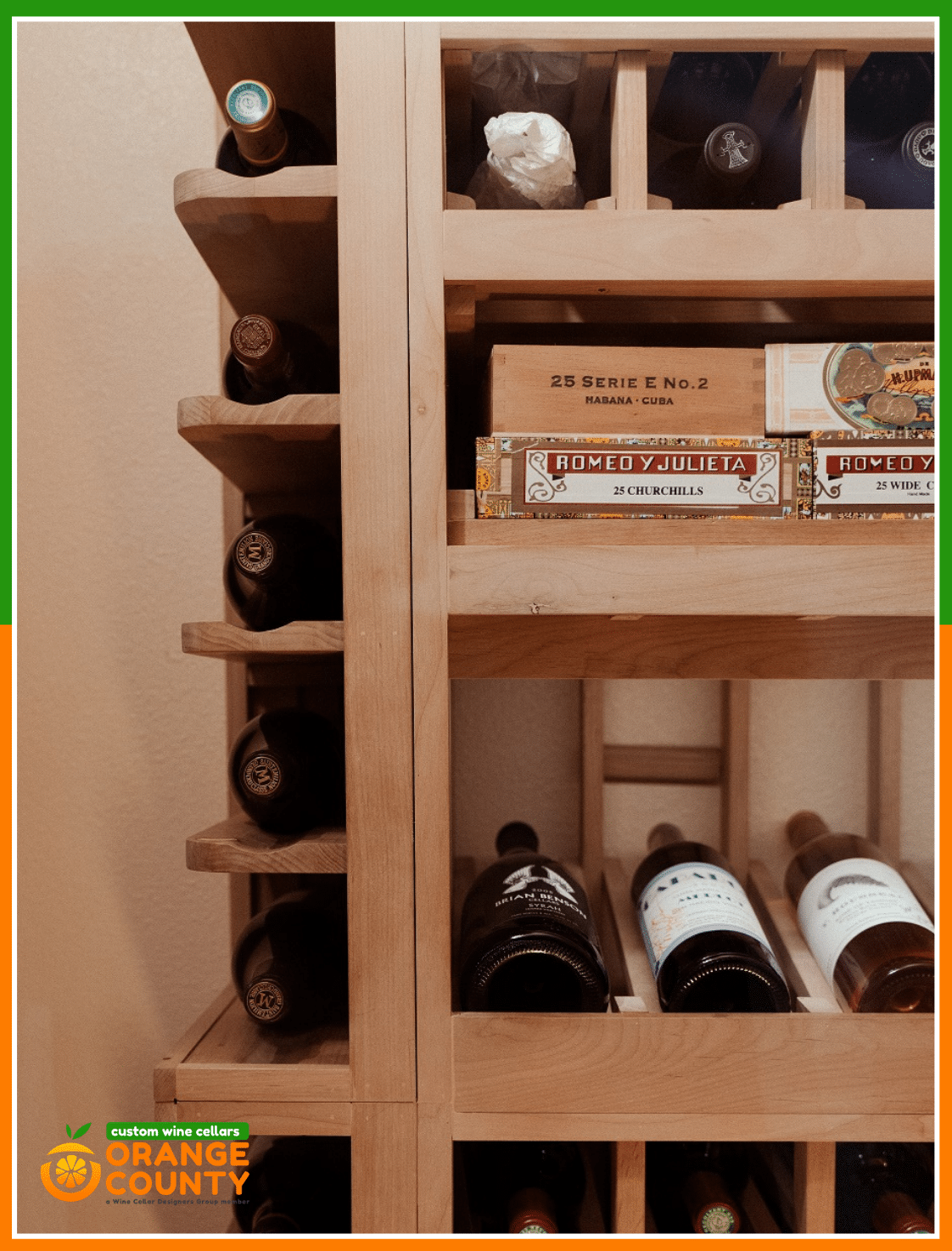 home wine cellar under stairs